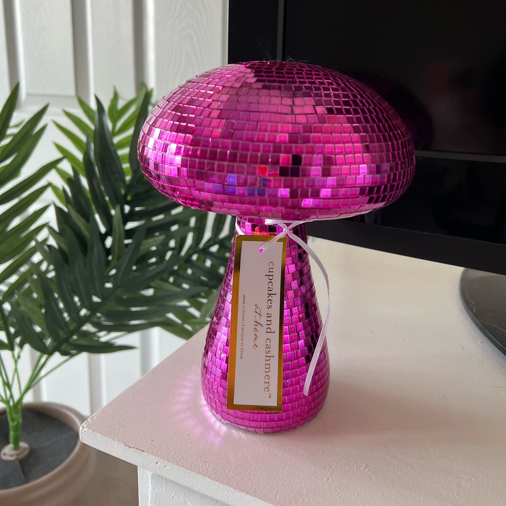 Cupcakes and Cashmere Fuchsia Disco Mushroom